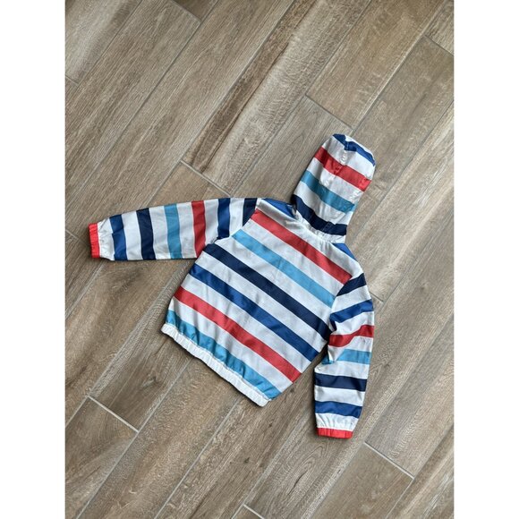 Andy & Evan Boys Striped Hooded Jacket Sz 6 - Picture 2 of 8
